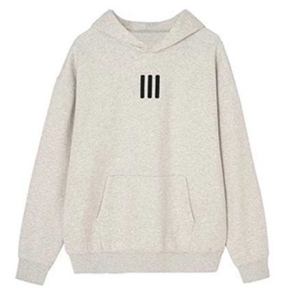ATHLETICS Cotton Light Gray Hoodie