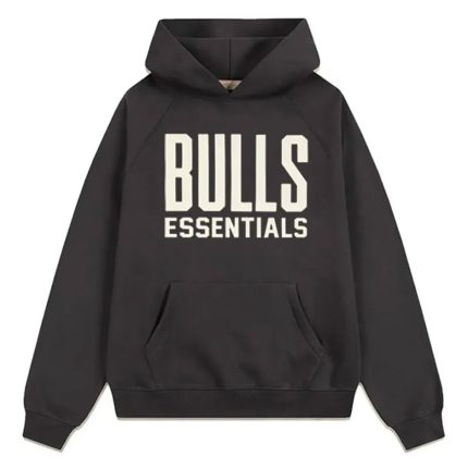 Bulls Hoodie Charcoal Gray