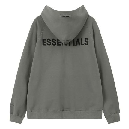 Fleece Zippper Hoodie Grey