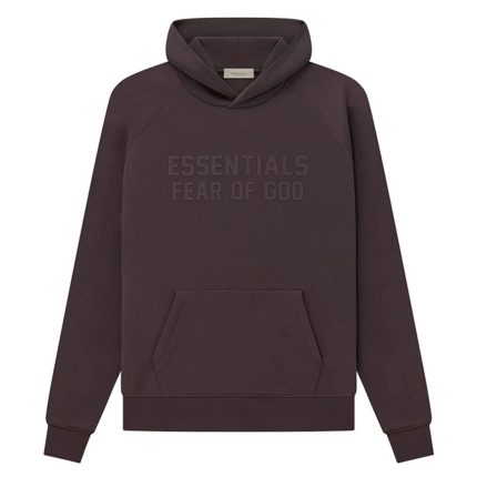 Flocked Plum Purple Hoodie