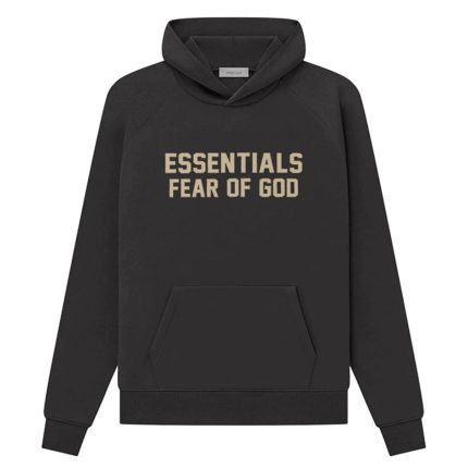 Flocked Rice Label Hoodie