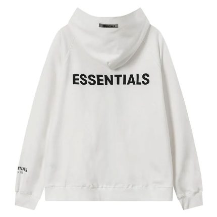 Pullover Zipper Hoodie White