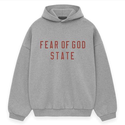 State Hoodie Dark Heather Grey