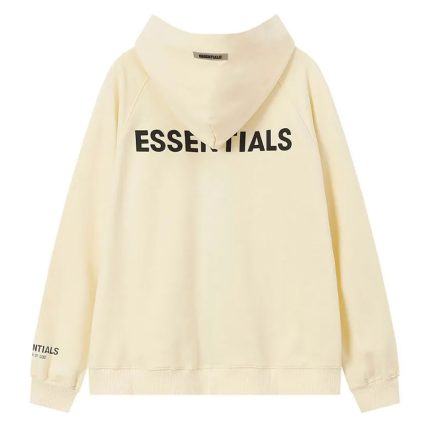 Zipper Hoodie Light Yellow