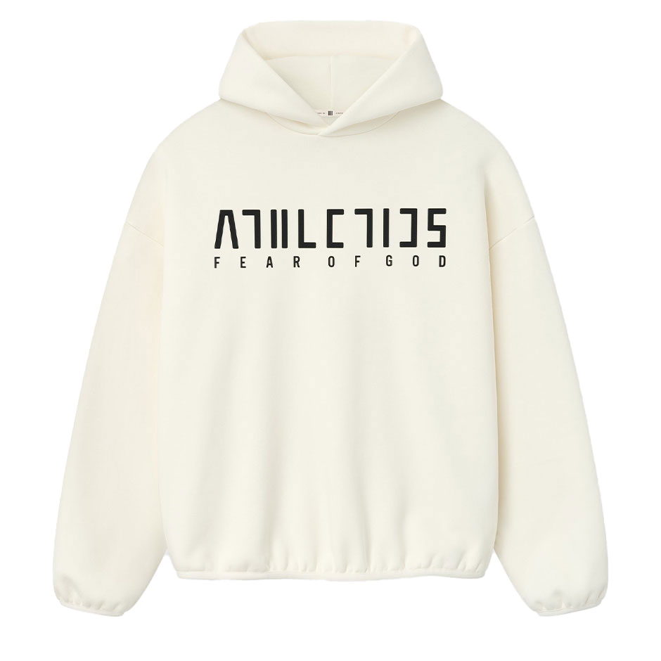 Athletics-Cotton-Fleece-Hoodie-Cream-White