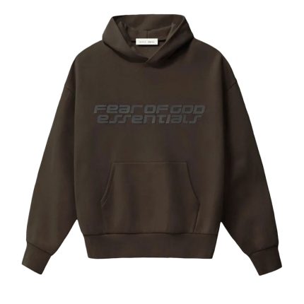 Brown '90s Fleece Hoodie