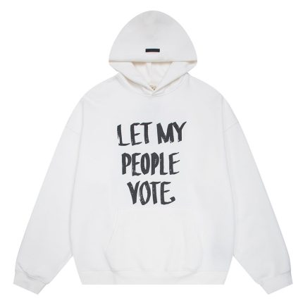 Let My People Vote Hoodie White